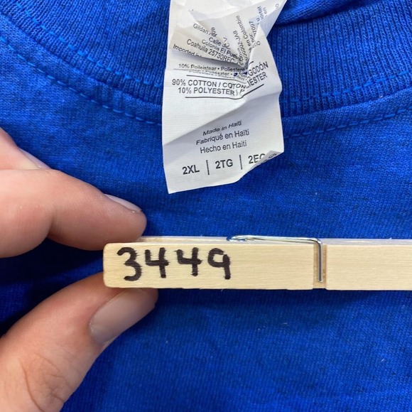 Bike Week Ocean City USA Graphic Tee Thrifted Vintage Style Size 2XL - Picture 11 of 11